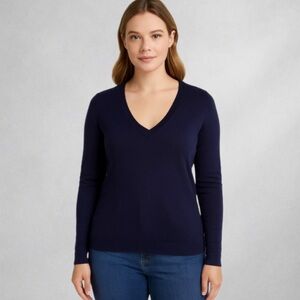 Ann Taylor LOFT Women’s Cashmere Sweater M Soft Purple Pullover